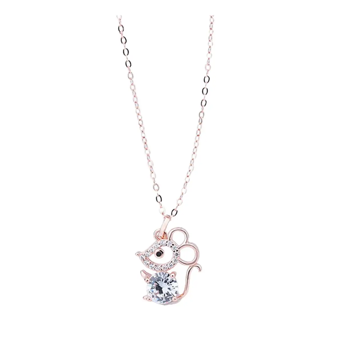 Cute Mice Shaped Silver Necklace for Women Exquisite Craftsmanship Pure Color Comfortable Daily Wear Gift Idea Women Jewelry
Cute Mice Shaped Silver Necklace for Women Exquisite Craftsmanship Pure Color Comfortable Daily Wear Gift Idea Women Jewelry