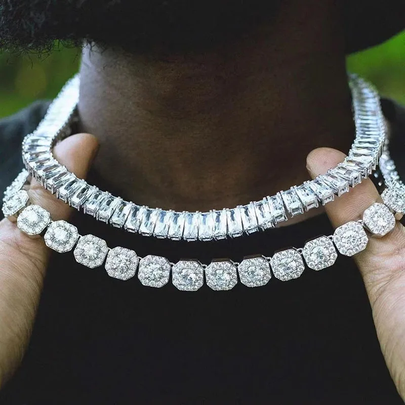 Hip Hop Silver Gold AAA CZircon Stone Iced Out Square Bling Tennis Chain Necklace for Women Men Rapper Jewelry Gifts
Hip Hop Silver Gold AAA CZircon Stone Iced Out Square Bling Tennis Chain Necklace for Women Men Rapper Jewelry Gifts