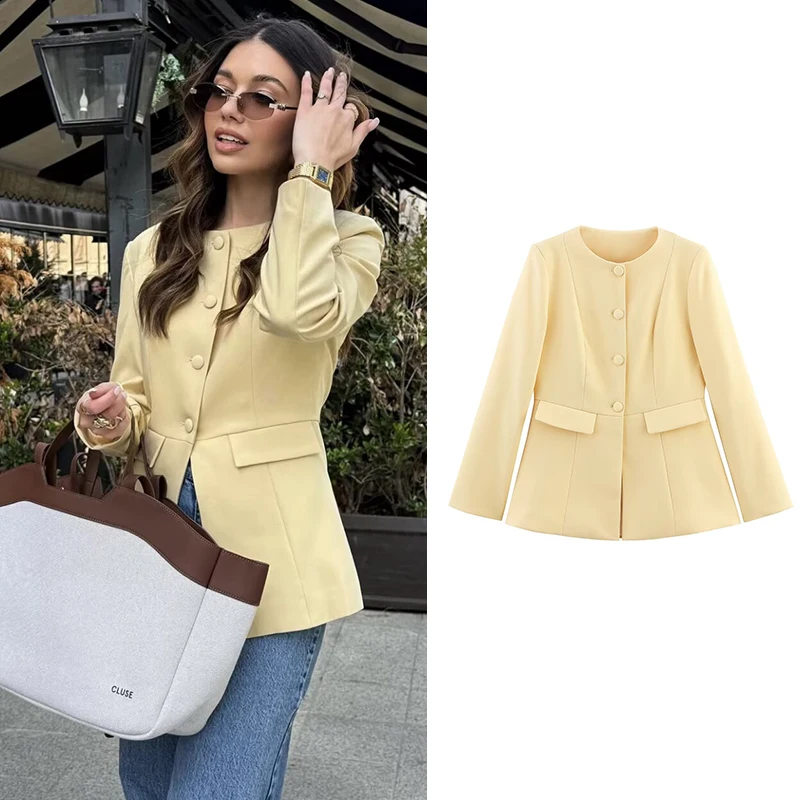 Jackets Autumn Women's 2025 New Coats Chic Slim O-neck Street Warm Women's Jackets Elegant Fashion Youth Joker Travel Coats
Jackets Autumn Women's 2025 New Coats Chic Slim O-neck Street Warm Women's Jackets Elegant Fashion Youth Joker Travel Coats