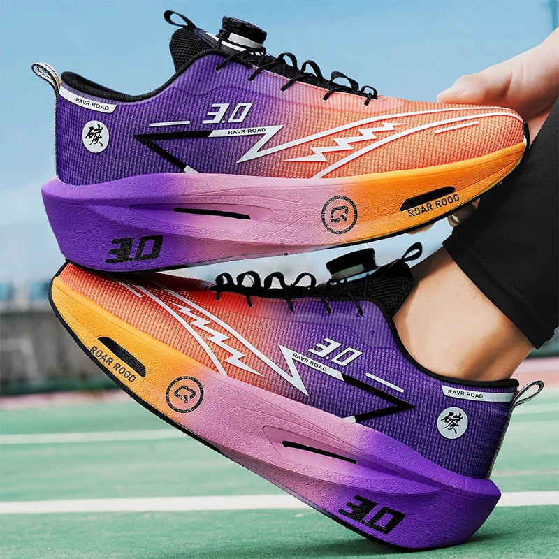 Rotating button mesh surface sports shoes for boys and teenagers carbon plate ultra-light running shoes for girls
Rotating button mesh surface sports shoes for boys and teenagers carbon plate ultra-light running shoes for girls