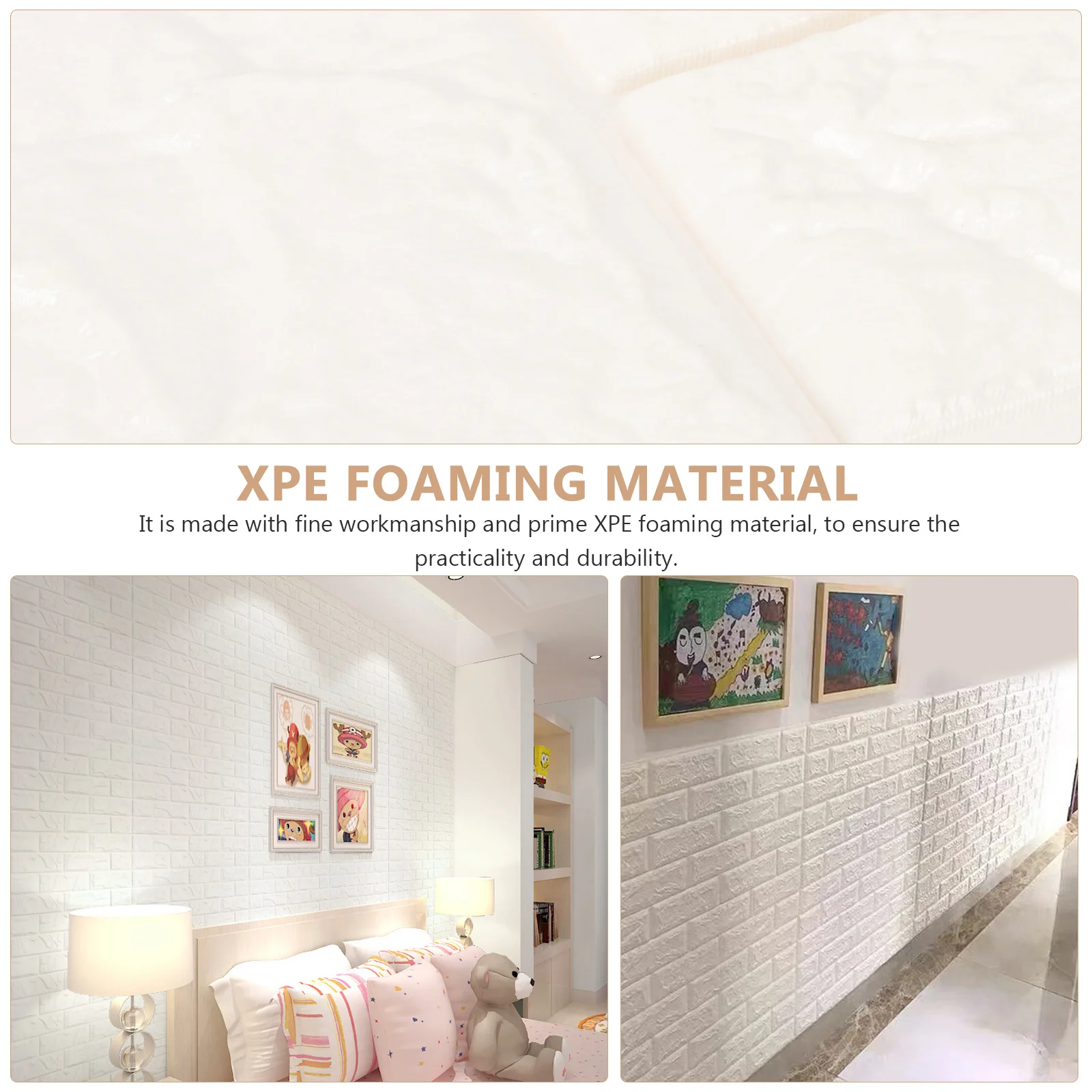 12Pcs Self-Adhesive Waterproof Brick Wall Stickers Decorative Peel and Stick Removable Brick Decals for Kitchen Bathroom Home
12Pcs Self-Adhesive Waterproof Brick Wall Stickers Decorative Peel and Stick Removable Brick Decals for Kitchen Bathroom Home