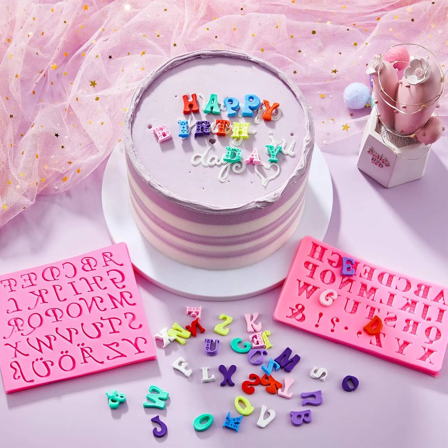 Uppercase & Lowercase Letters Silicone Molds Fondant Candy Chocolate Mould Baking Molds for Desserts Cake Decorating Tools
Uppercase & Lowercase Letters Silicone Molds Fondant Candy Chocolate Mould Baking Molds for Desserts Cake Decorating Tools