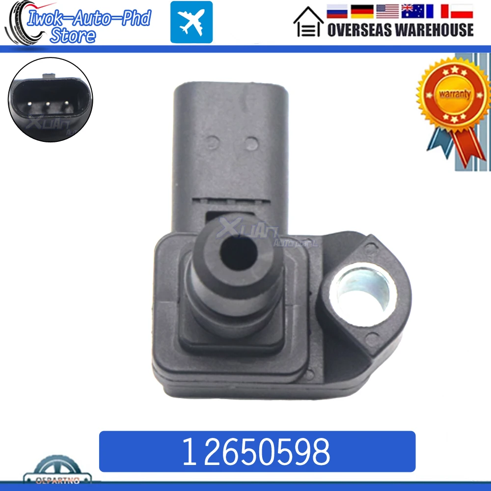 Car 12650598 Boost Turbo Air Intake Manifold MAP Pressure Sensor For Chevrolet Malibu Cadillac CT5 CT6 1.5L 3.0L 2016-2019
Car 12650598 Boost Turbo Air Intake Manifold MAP Pressure Sensor For Chevrolet Malibu Cadillac CT5 CT6 1.5L 3.0L 2016-2019