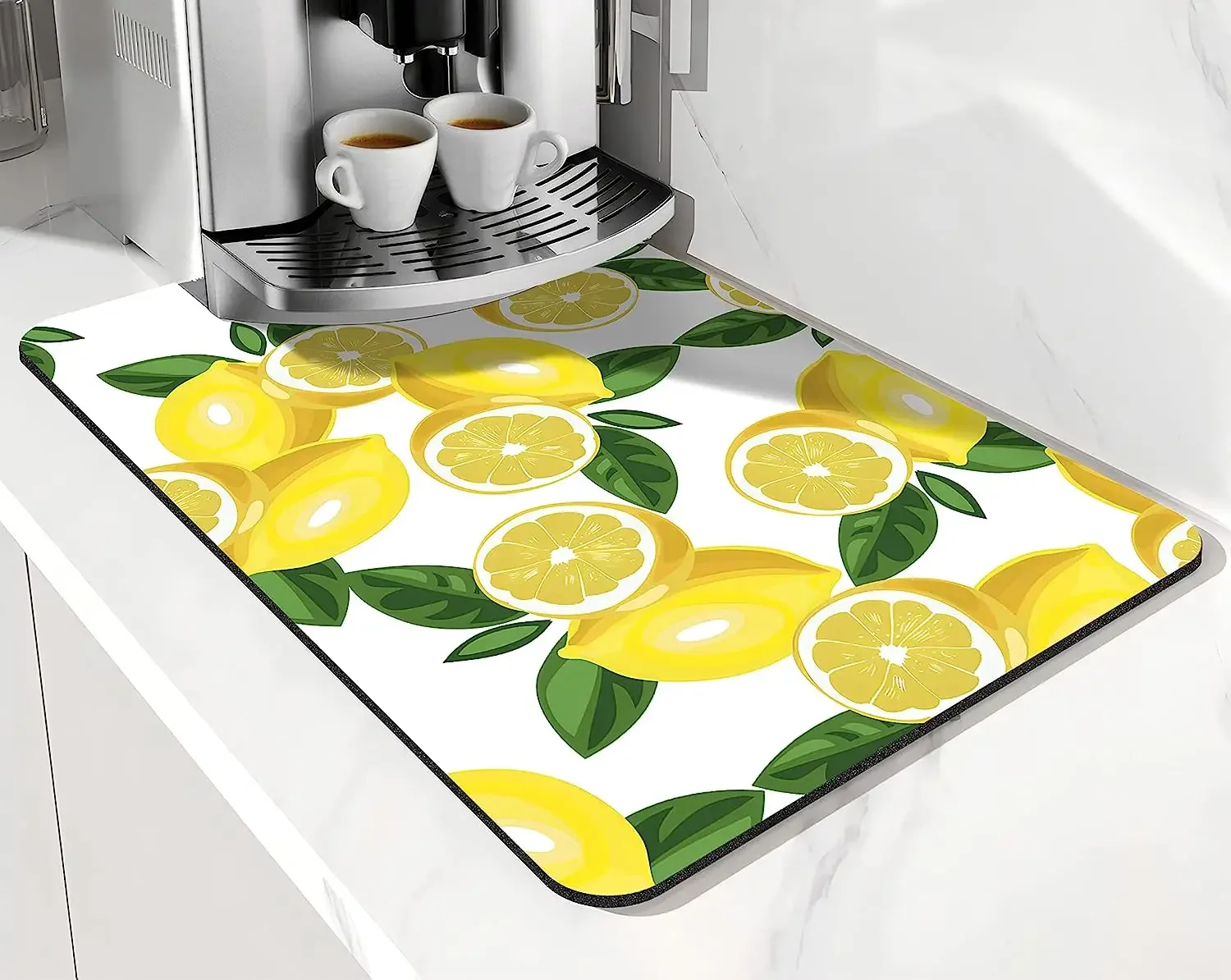 Black Washroom Mats for Floor Lemon Home Decor Kitchen Decoraction Kitchen Drying Mats Non Slip Waterproof Coffee Table Mats
Black Washroom Mats for Floor Lemon Home Decor Kitchen Decoraction Kitchen Drying Mats Non Slip Waterproof Coffee Table Mats