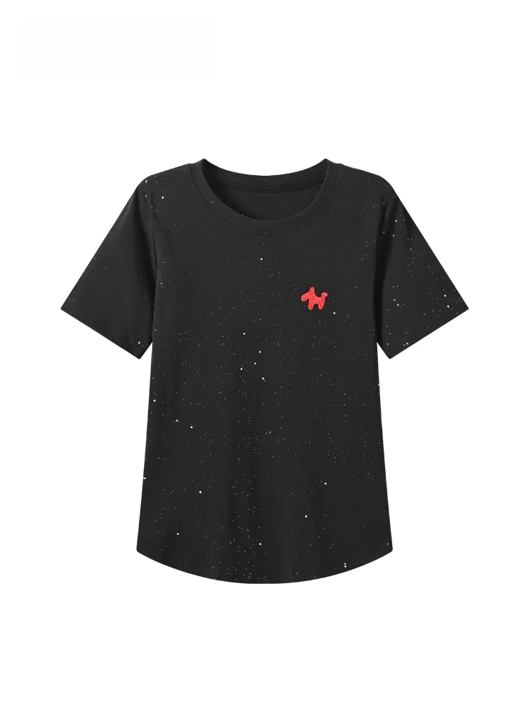 Casual round Neck Short Sleeve T-Shirt Women plus Size Summer New Style Comfortable Meat Concealing Anti-aging Top
Casual round Neck Short Sleeve T-Shirt Women plus Size Summer New Style Comfortable Meat Concealing Anti-aging Top