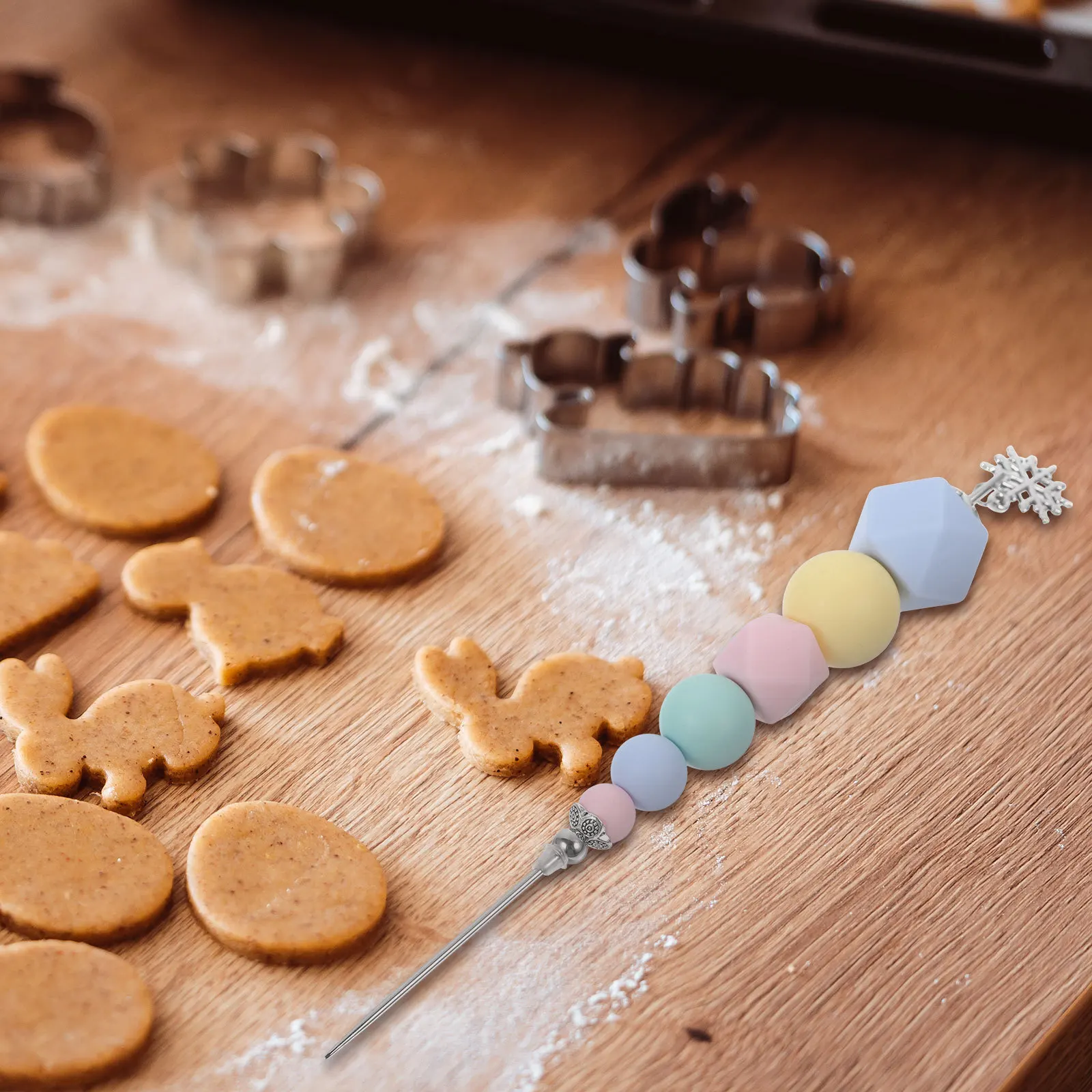 Colorful Beads Sugar Scribe Needle Adorable Pendant Design Cake Making Tool for Frosting and Baking Decoration Supplies
Colorful Beads Sugar Scribe Needle Adorable Pendant Design Cake Making Tool for Frosting and Baking Decoration Supplies