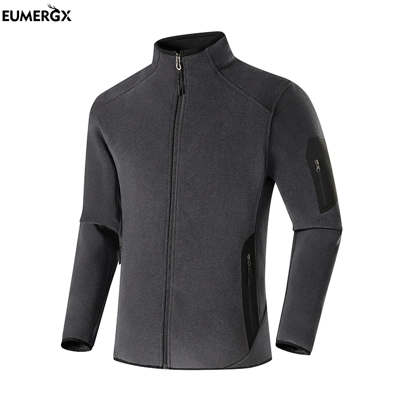 EUMERGX Winter Fleece Jacket Unisex Outdoor Windproof Warm Fleeced Clothing Men Women Hiking Camping Climbing Skiing Soft Coat
EUMERGX Winter Fleece Jacket Unisex Outdoor Windproof Warm Fleeced Clothing Men Women Hiking Camping Climbing Skiing Soft Coat