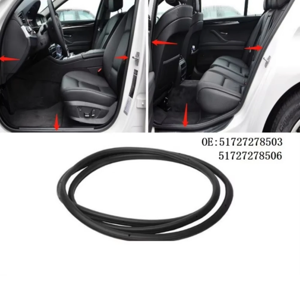 Door sealing strip Door frame adhesive strip For BMW 5 Series F18 F10 51727278503 51727278506
Door sealing strip Door frame adhesive strip For BMW 5 Series F18 F10 51727278503 51727278506