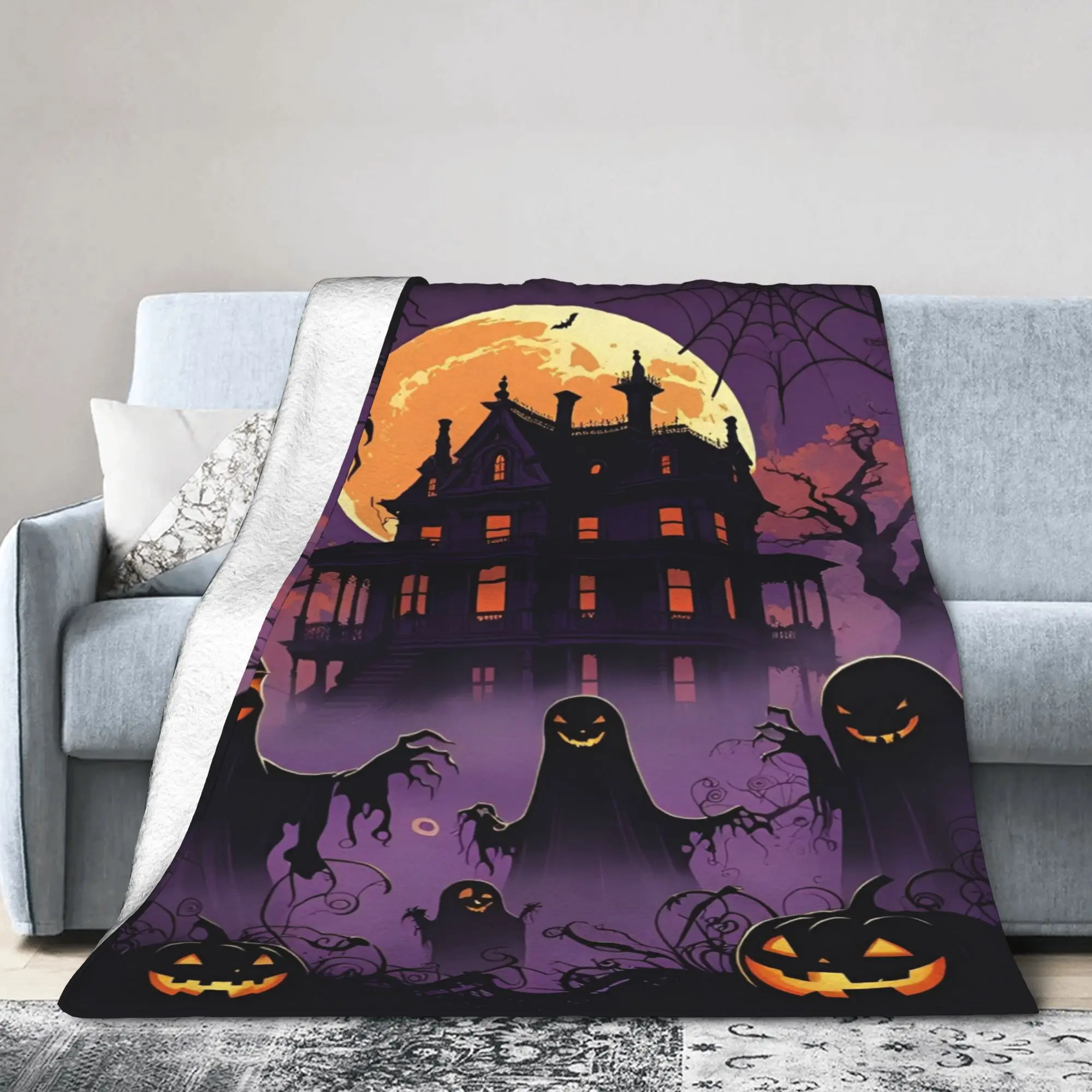 halloween Spiders Web Bats Pumpkins Spooky Blankets Super Soft Fleece Comfortable Gifts Throw Blanket Bedspread
halloween Spiders Web Bats Pumpkins Spooky Blankets Super Soft Fleece Comfortable Gifts Throw Blanket Bedspread