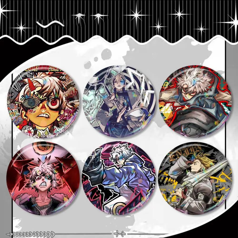 Classic Manga Anime G-Gachiakuta Zanka Soft Laser Badge Applicable For Backpack Clothes Hats Decor Creative Accessories
Classic Manga Anime G-Gachiakuta Zanka Soft Laser Badge Applicable For Backpack Clothes Hats Decor Creative Accessories