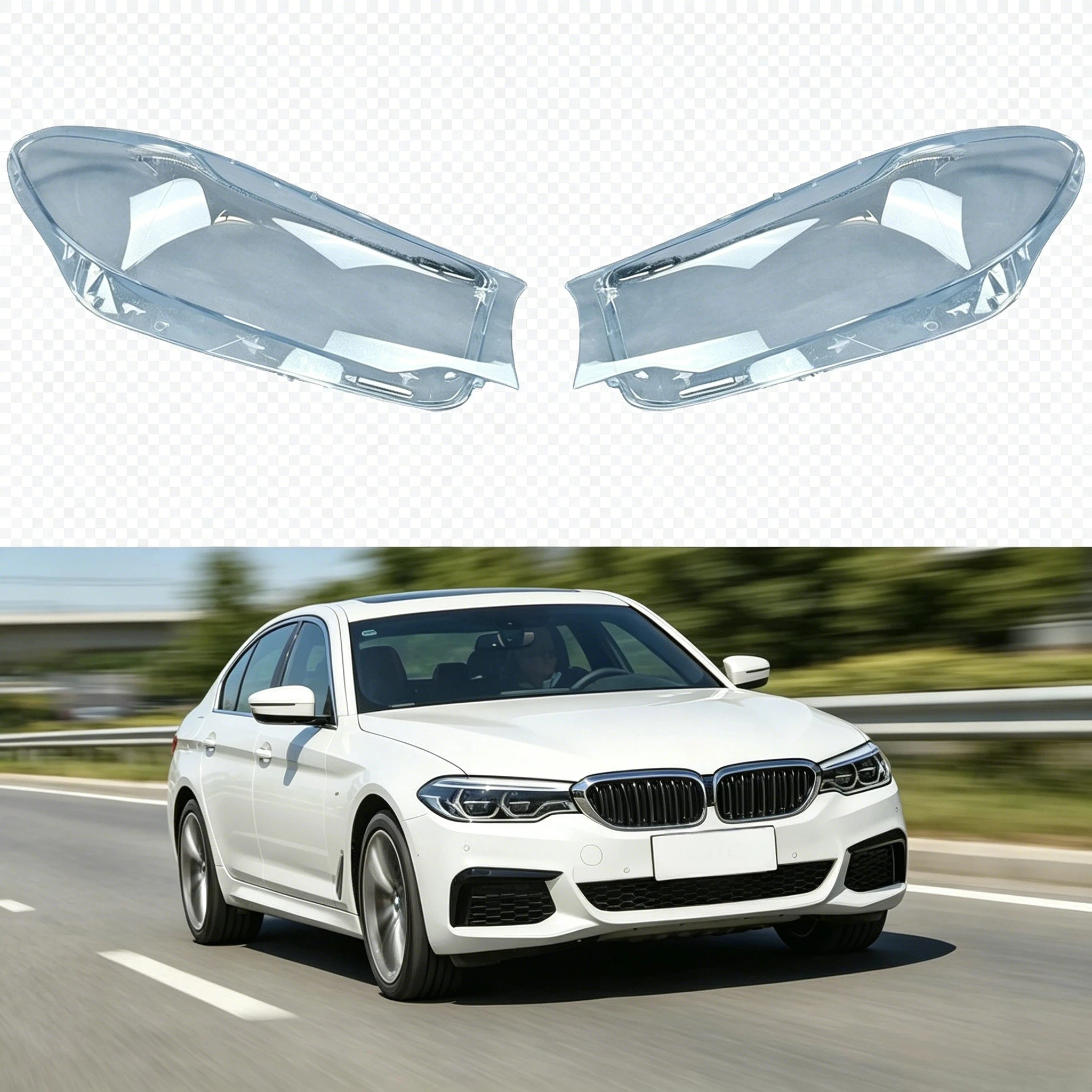 For BMW 5 Series G30 G38 520 523 525 528 530 2017-2020 Headlights Shell Transparent Cover Lampshade Headlamp Housing Plexiglass
For BMW 5 Series G30 G38 520 523 525 528 530 2017-2020 Headlights Shell Transparent Cover Lampshade Headlamp Housing Plexiglass