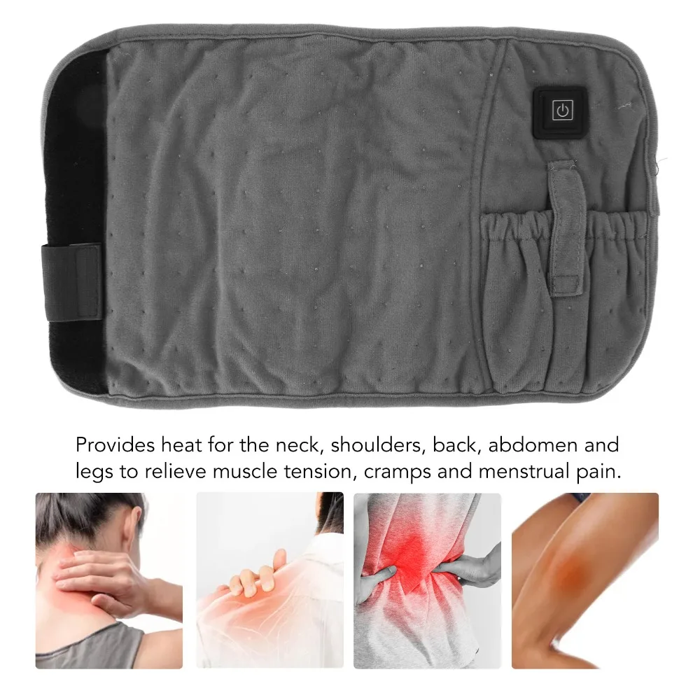 3 Temperature Settings Electric Back Heating Pad 30-50°C Adjustable Strap USB Back Heating Pad Soft Material Quick Heating
3 Temperature Settings Electric Back Heating Pad 30-50°C Adjustable Strap USB Back Heating Pad Soft Material Quick Heating
