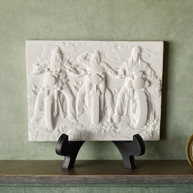 Cyclist relief decorative painting high-end home desktop ornament home Seiko figure sculpture
Cyclist relief decorative painting high-end home desktop ornament home Seiko figure sculpture