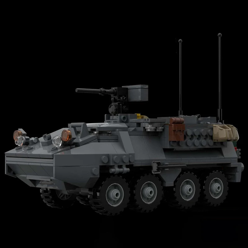 439PCS MOC City Champions Super Car Stryker M1126 Infantry Carrier Vehicle Us Army Model Technology DIY Building Blocks Gift Set
439PCS MOC City Champions Super Car Stryker M1126 Infantry Carrier Vehicle Us Army Model Technology DIY Building Blocks Gift Set