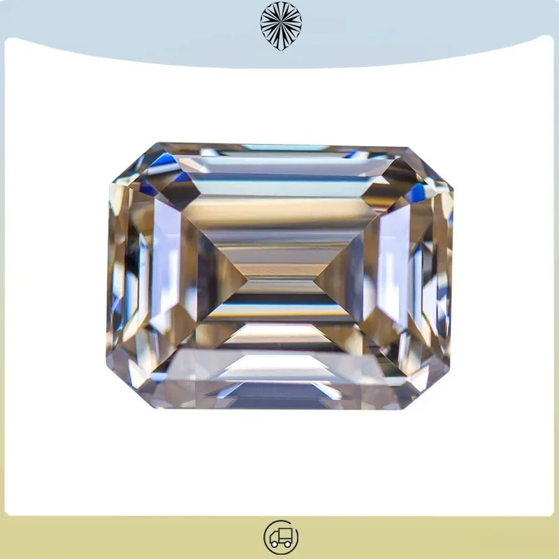 Moissanite Stone Natural Tea Yellow Color Emerald Cut Gemstone Lab Grown Diamond for Charms Jewelry Making with GRA Certificate
Moissanite Stone Natural Tea Yellow Color Emerald Cut Gemstone Lab Grown Diamond for Charms Jewelry Making with GRA Certificate