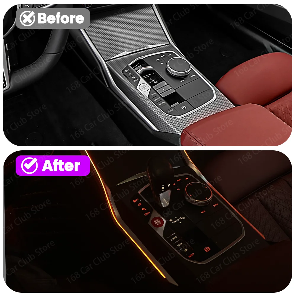 LED 11 color adhesive center console saddle light ambient light For BMW New 3/4 Series G20 G22 M3 M4 Car Console Saddle Light
LED 11 color adhesive center console saddle light ambient light For BMW New 3/4 Series G20 G22 M3 M4 Car Console Saddle Light