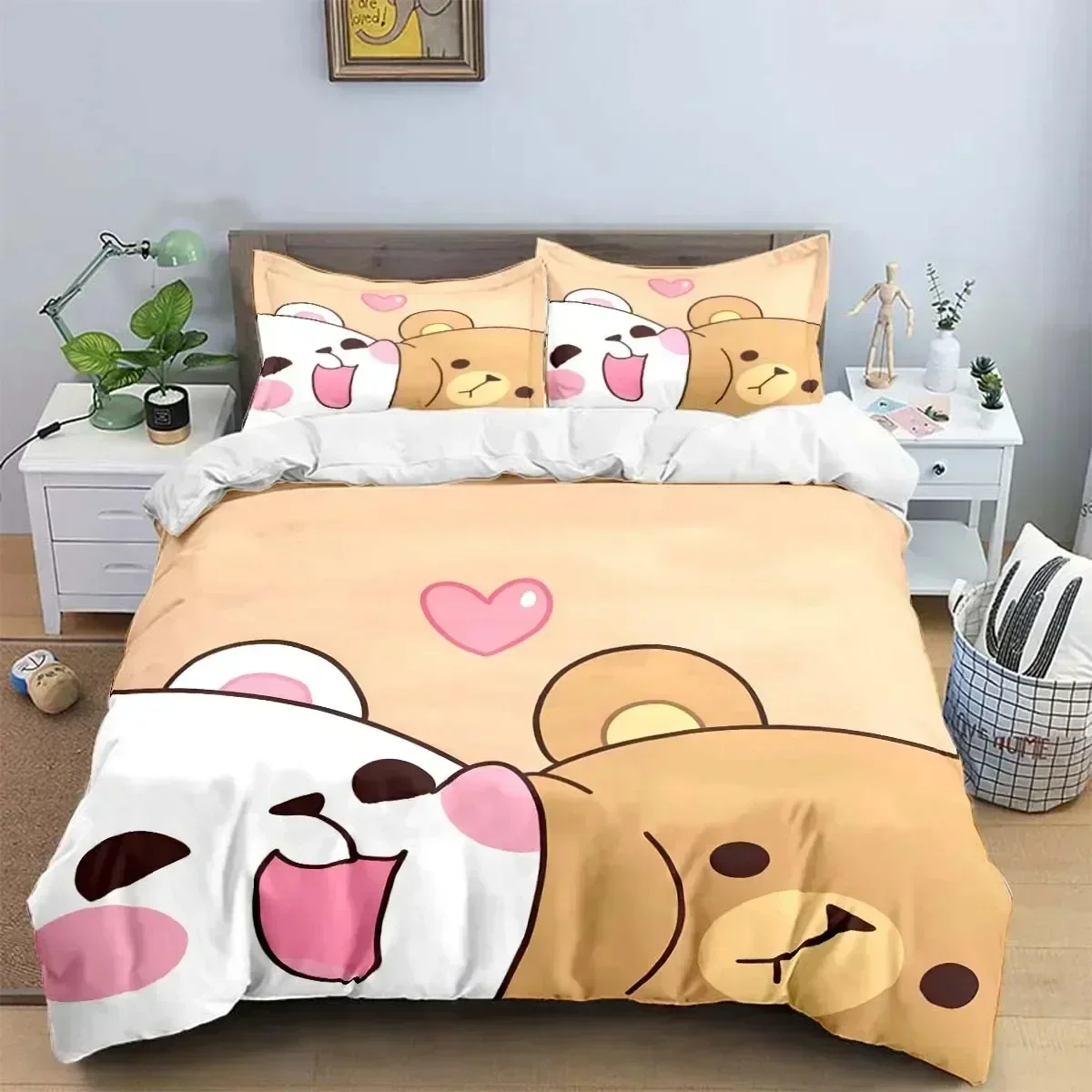 Exquisite Cartoon B-bubu Anime Digital Bedding Set Duvet Cover Sheet Printed Bed Set Pillowcase Bed Full Queen King Size Bedroom
Exquisite Cartoon B-bubu Anime Digital Bedding Set Duvet Cover Sheet Printed Bed Set Pillowcase Bed Full Queen King Size Bedroom