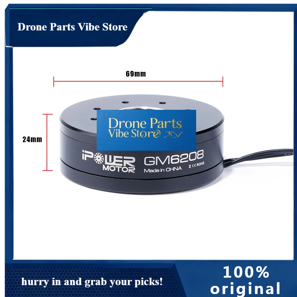 Drone PartsiFlight IPower Gimbal Motor GM6208-150T UAV Pod Motor / Turntable Airborne Lidar Pod Motor W/ AS5048A Encoder / Encod
Drone PartsiFlight IPower Gimbal Motor GM6208-150T UAV Pod Motor / Turntable Airborne Lidar Pod Motor W/ AS5048A Encoder / Encod