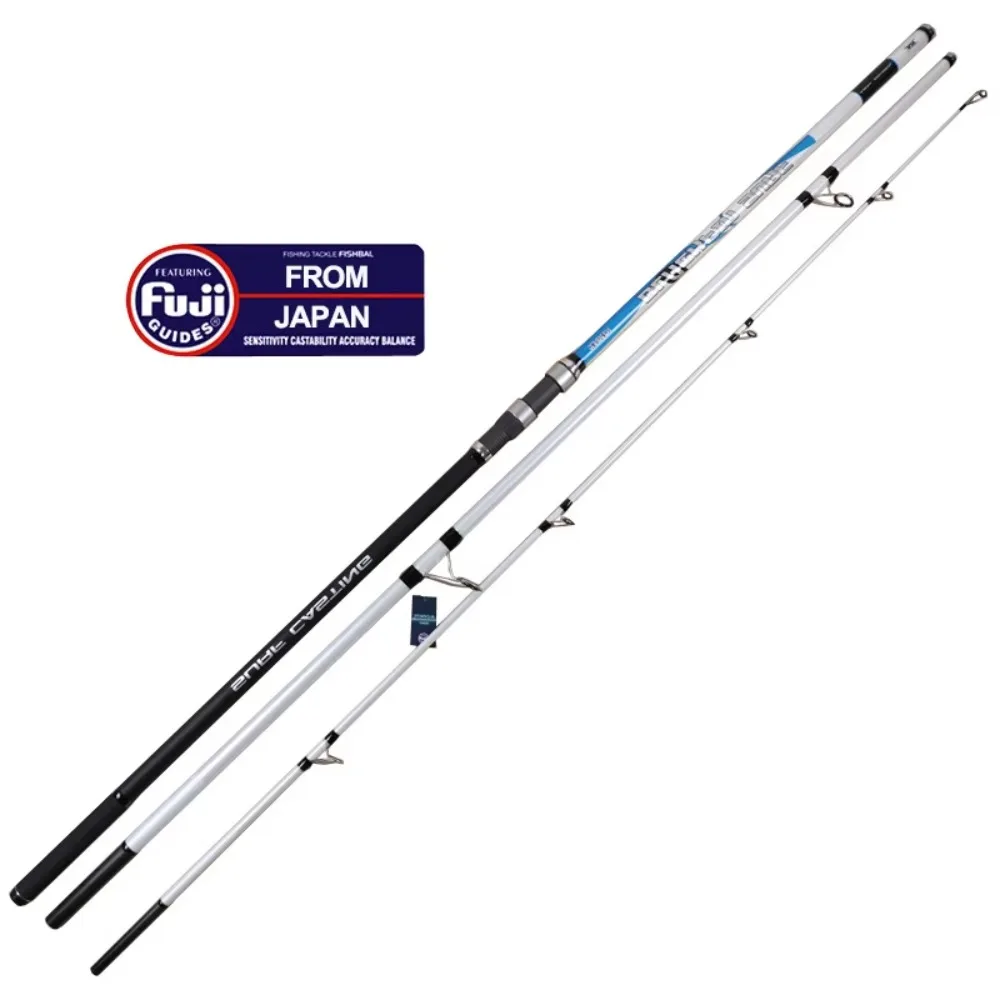 4.2m/4.5m FUJI Parts Long Casting Surf Fishing Rod 3 Sections 30t Carbon Fiber Surf Rod Sea Fishing Rod Pole
4.2m/4.5m FUJI Parts Long Casting Surf Fishing Rod 3 Sections 30t Carbon Fiber Surf Rod Sea Fishing Rod Pole