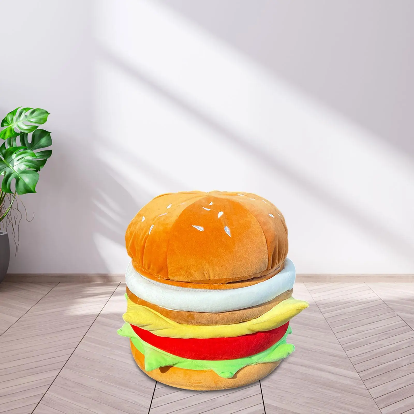 Hamburger Shaped Stool Shoe Changing Stool Versatile Comfortable Fun Creative Compact Space Saving Home Decor for Entryway
Hamburger Shaped Stool Shoe Changing Stool Versatile Comfortable Fun Creative Compact Space Saving Home Decor for Entryway