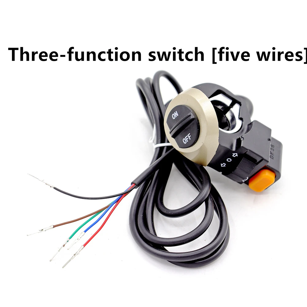 1 Pc Switch Ebike Electric Scooter Start Three-position Practical Switch Switch Horn Turn Signals Indicator Switch Accessories
1 Pc Switch Ebike Electric Scooter Start Three-position Practical Switch Switch Horn Turn Signals Indicator Switch Accessories