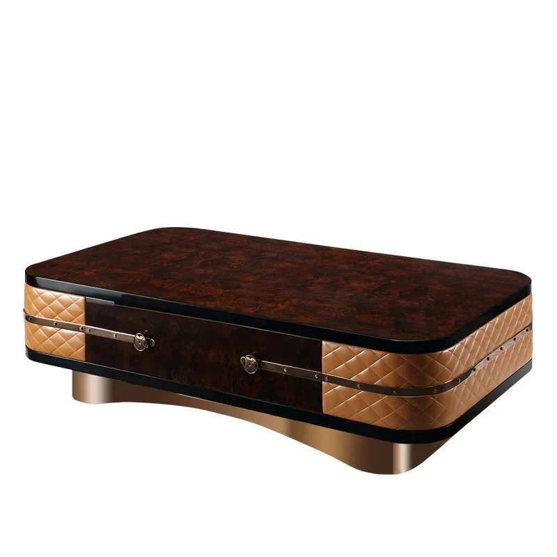 Square metal marble coffee table Italian living room simple size apartment high-end furniture
Square metal marble coffee table Italian living room simple size apartment high-end furniture