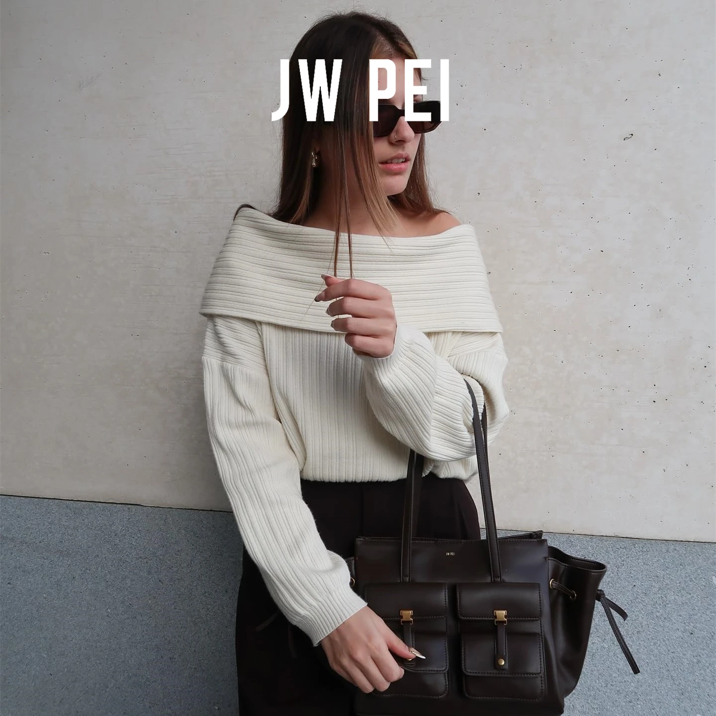 JW PEI Women's Black Motorcycle Crossbody Bag, Large Capacity Single Shoulder Handbag, Versatile Purse for Daily Use
JW PEI Women's Black Motorcycle Crossbody Bag, Large Capacity Single Shoulder Handbag, Versatile Purse for Daily Use