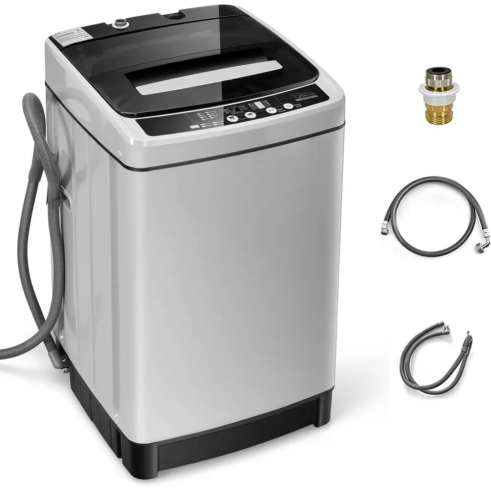 ull Automatic Washing hine, 2 in 1 Portable Laundry Washer 1.5Cu.t 11lbs acity Washer and Spinner Combo 8 Progs 10 Water Levels
ull Automatic Washing hine, 2 in 1 Portable Laundry Washer 1.5Cu.t 11lbs acity Washer and Spinner Combo 8 Progs 10 Water Levels