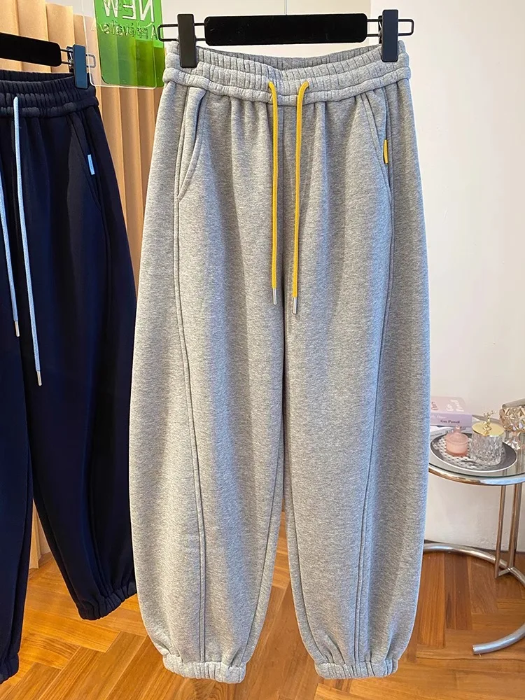 American Retro Thickened Fleece Women's Autumn Winter Loose Casual Harlan Carrot Pants Nine Points Cuffed Trousers
American Retro Thickened Fleece Women's Autumn Winter Loose Casual Harlan Carrot Pants Nine Points Cuffed Trousers