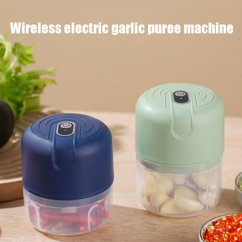 100/250ml Mini USB Wireless Garlic Masher Press Mincer Vegetable Chili Meat Food Chopper Kitchen Accessories
100/250ml Mini USB Wireless Garlic Masher Press Mincer Vegetable Chili Meat Food Chopper Kitchen Accessories