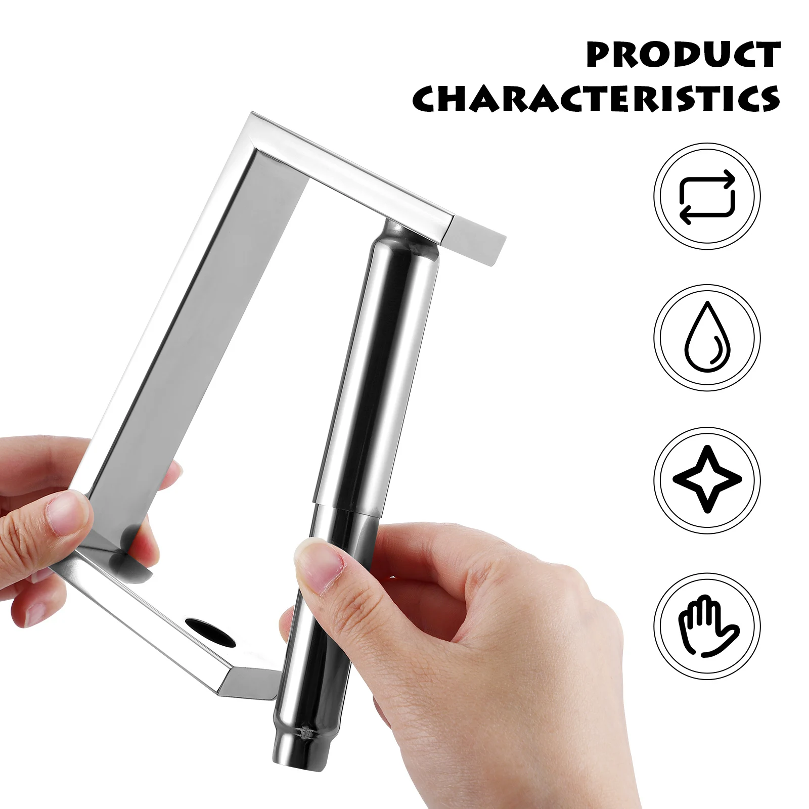 2 Chrome-plated Paper Roll Shafts 1 Expandable Holder Bathroom Stand Insert Stainless Steel Rust-resistant No Drilling Kitchen
2 Chrome-plated Paper Roll Shafts 1 Expandable Holder Bathroom Stand Insert Stainless Steel Rust-resistant No Drilling Kitchen