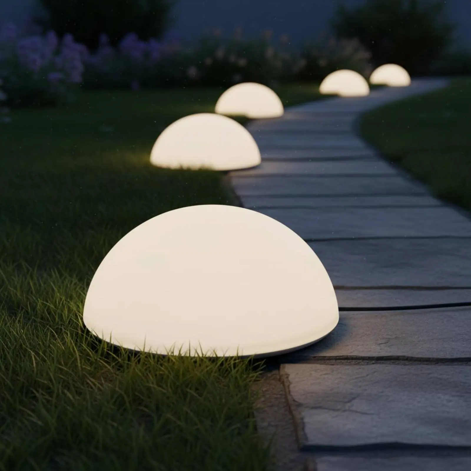5 Pieces Solar Hemisphere Light Decorative LED Lawn Stake Light Outdoor Lighting IP65 Waterproof for Park, Yard
5 Pieces Solar Hemisphere Light Decorative LED Lawn Stake Light Outdoor Lighting IP65 Waterproof for Park, Yard