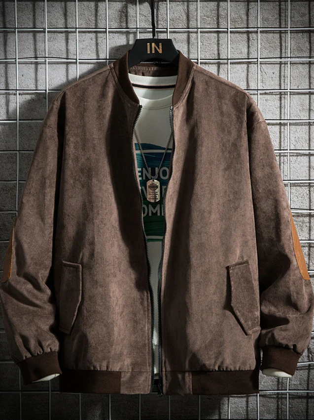 Мужская вельветовая бейсбольная куртка на осень-зиму, свободный крой, спортивный американский стиль, повседневная, большие размеры, ветрозащитная, на молнии
Мужская вельветовая бейсбольная куртка на осень-зиму, свободный крой, спортивный американский стиль, повседневная, большие размеры, ветрозащитная, на молнии