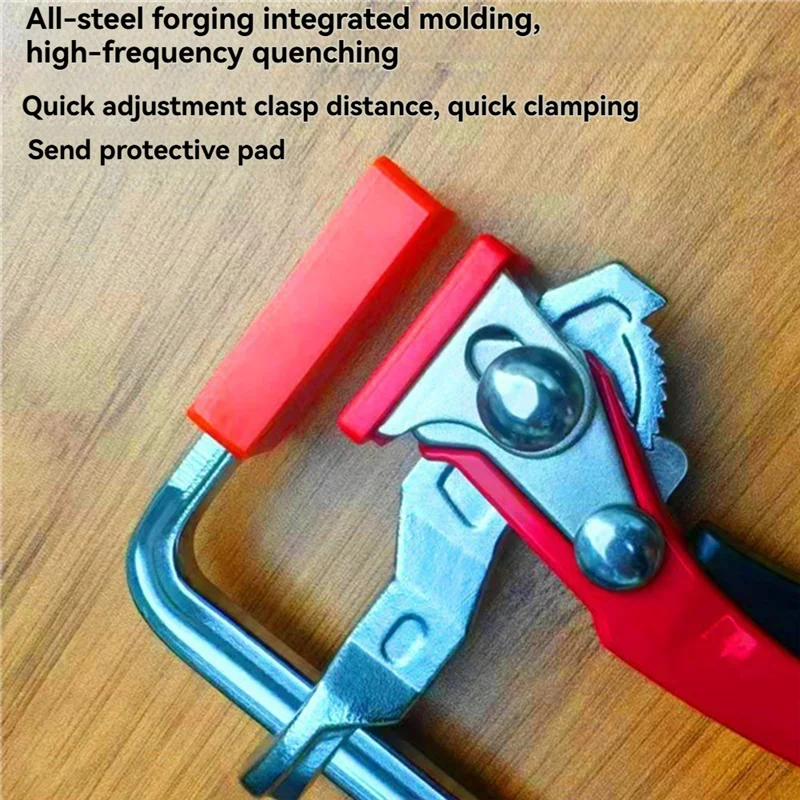 【CLEARANCE】160X60mm Quick Guide Rail Ratchet Clamp Woodworking F Clamp Quick Clamping For Guide Rail System Hand Tools
【CLEARANCE】160X60mm Quick Guide Rail Ratchet Clamp Woodworking F Clamp Quick Clamping For Guide Rail System Hand Tools