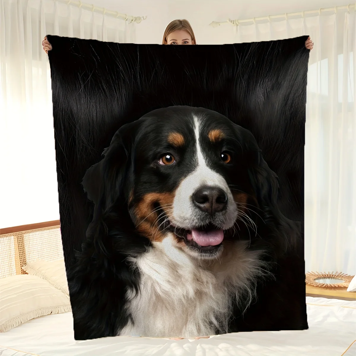 Dog Pattern Flannel Blanket, Soft Warm Blanket Nap Blanket Sofa, Office Bed, Camping Four Seasons Multi Purpose Gift Blanket
Dog Pattern Flannel Blanket, Soft Warm Blanket Nap Blanket Sofa, Office Bed, Camping Four Seasons Multi Purpose Gift Blanket