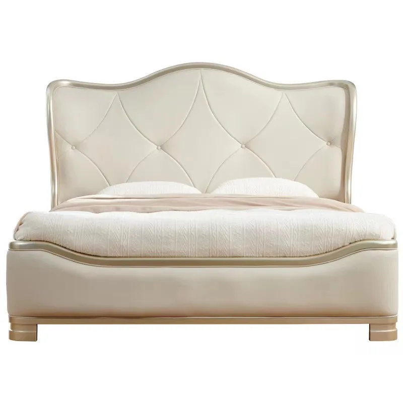 European style, American style, solid wood, light luxury, master bedroom double bed, modern simplicity, princess bed, leather
European style, American style, solid wood, light luxury, master bedroom double bed, modern simplicity, princess bed, leather