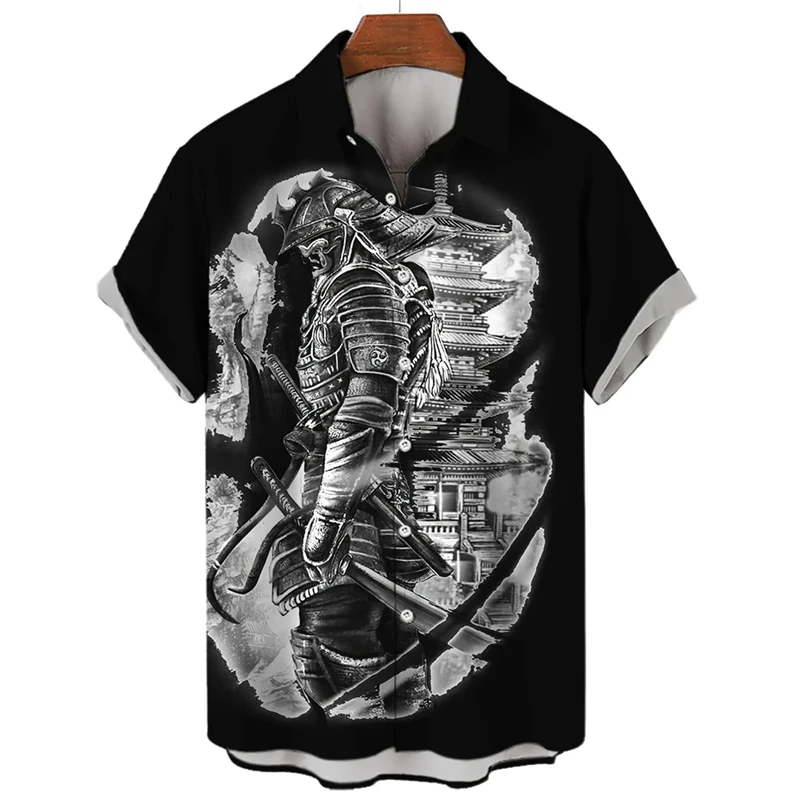 Fashion Japanese Ukiyo-e Samurai Graphic Shirts For Men Trendy Summer Short Sleeve 3D Printed Shirt Loose Harajuku Blouses Tops
Fashion Japanese Ukiyo-e Samurai Graphic Shirts For Men Trendy Summer Short Sleeve 3D Printed Shirt Loose Harajuku Blouses Tops