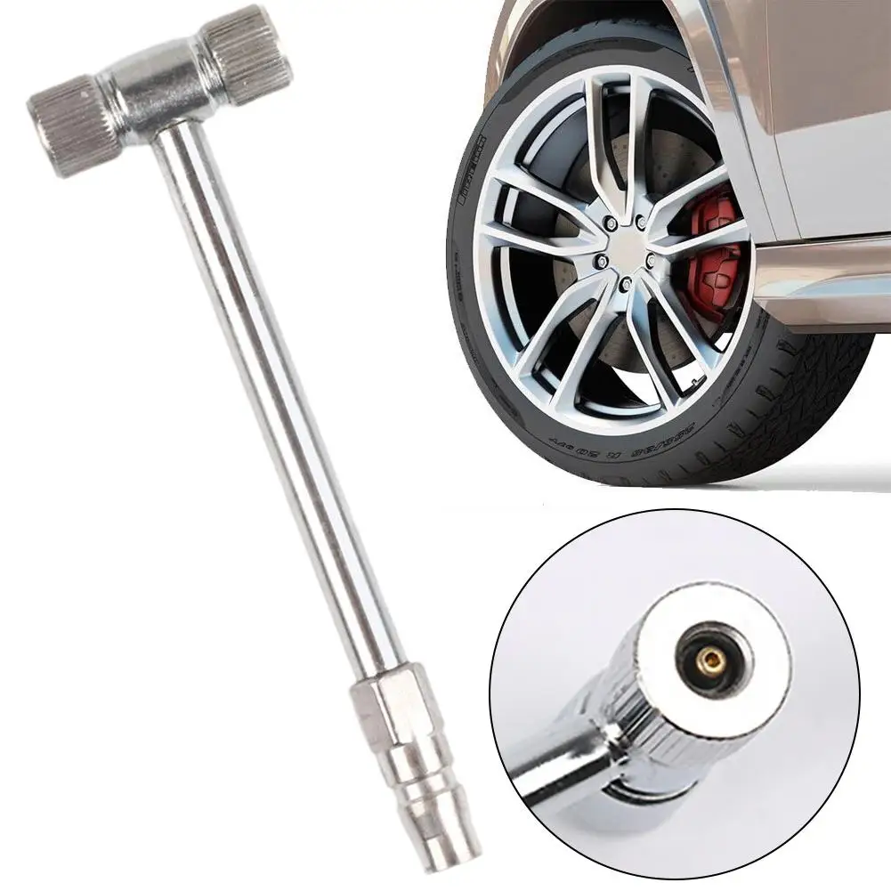 Car Tire Pump Metal T-type Tire Inflator Dual Air Chuck For Car/bike/motorcycle Stems Car Accessories G3t0
Car Tire Pump Metal T-type Tire Inflator Dual Air Chuck For Car/bike/motorcycle Stems Car Accessories G3t0