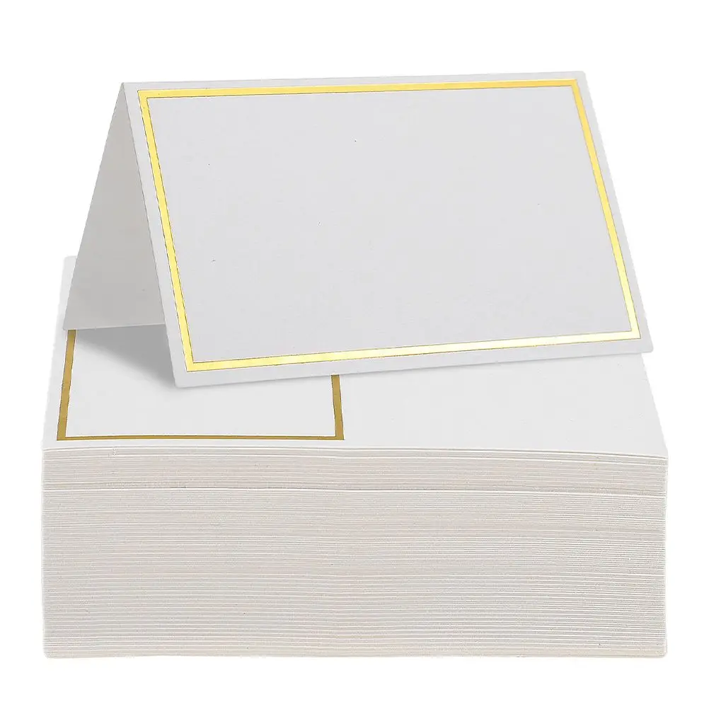 120 Pcs Hot Stamping Table Cards Wedding Place Cards Elegant Seat Banquet Party Reserved Name Paper Table Number Signs
120 Pcs Hot Stamping Table Cards Wedding Place Cards Elegant Seat Banquet Party Reserved Name Paper Table Number Signs