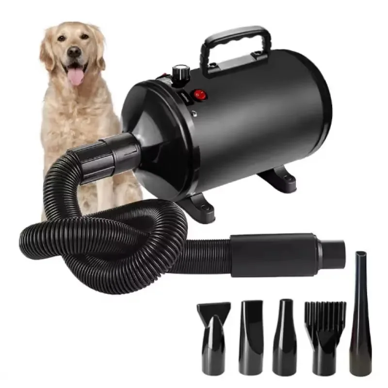 High-speed Low-noise Adjustable Pet Hair Dryer Equipped with 4 Nozzles Suitable for Grooming Cats Dogs After Bathing
High-speed Low-noise Adjustable Pet Hair Dryer Equipped with 4 Nozzles Suitable for Grooming Cats Dogs After Bathing