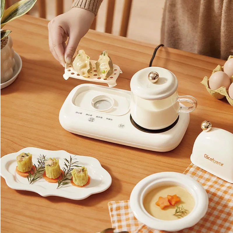 160W Egg Cooker Dormitory Multi-function Breakfast Machine Home Electric Steamer Smart 55°C Bottle Warmer Kitchen Food Heater
160W Egg Cooker Dormitory Multi-function Breakfast Machine Home Electric Steamer Smart 55°C Bottle Warmer Kitchen Food Heater