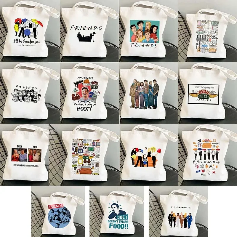 2024 Friends TV Show Canvas Handbag Women's Shopping Reusable Large Capacity Foldable Shoulder Bag Portable Original Sail Bag
2024 Friends TV Show Canvas Handbag Women's Shopping Reusable Large Capacity Foldable Shoulder Bag Portable Original Sail Bag