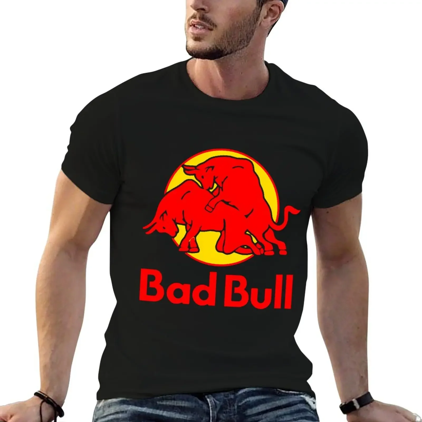 Bad Bull Logo Brand Parody Spoof T-Shirt basketball graphic tees gifts for boyfriend plain black t shirts men
Bad Bull Logo Brand Parody Spoof T-Shirt basketball graphic tees gifts for boyfriend plain black t shirts men