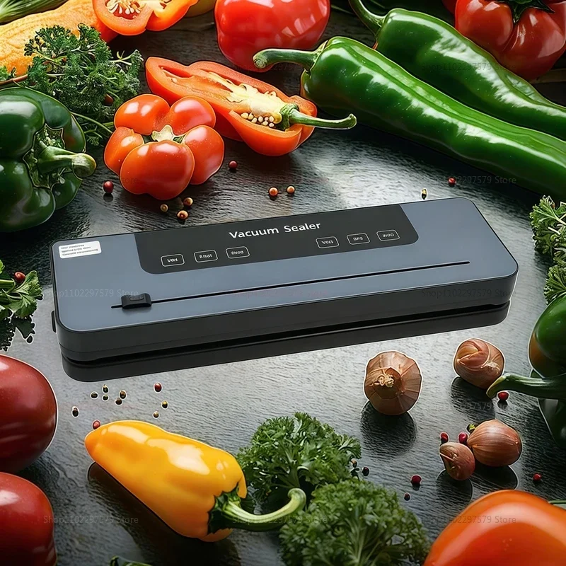 Electric Vacuum Sealer with Built-in Cutter Food Keep Fresh Dry/Wet Food Sealing Machine Touch Button Vacuum Sealing Machine
Electric Vacuum Sealer with Built-in Cutter Food Keep Fresh Dry/Wet Food Sealing Machine Touch Button Vacuum Sealing Machine