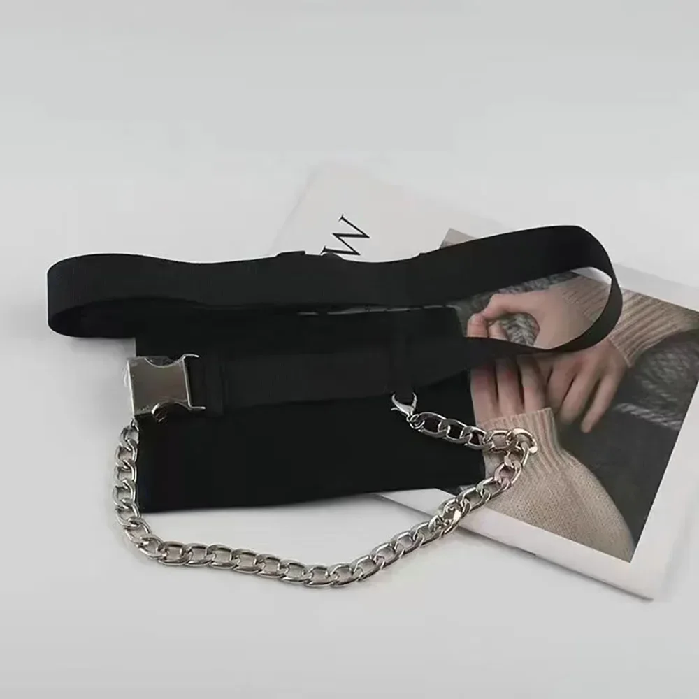 Waist packChain waist pack suit cloth belt outside fanny packs for men adornment with shirt black mobile phone waist pack fashio
Waist packChain waist pack suit cloth belt outside fanny packs for men adornment with shirt black mobile phone waist pack fashio