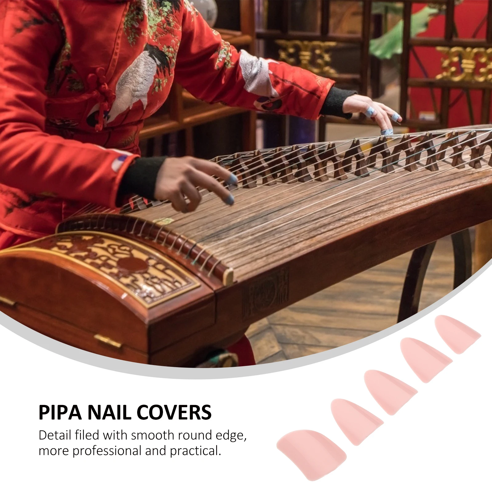 5 Pcs Pipa Nails Instrument Accessories Pick Playing Finger Covers Nylon Player Equipment
5 Pcs Pipa Nails Instrument Accessories Pick Playing Finger Covers Nylon Player Equipment