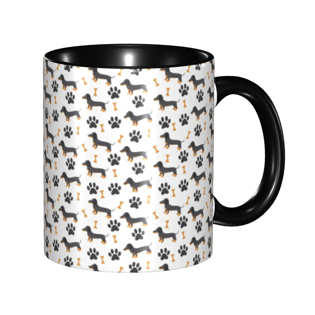Personalized Cartoon Dachshund Dog Pattern Coffee Mug DIY Ceramic Milk Tea Cup
Personalized Cartoon Dachshund Dog Pattern Coffee Mug DIY Ceramic Milk Tea Cup