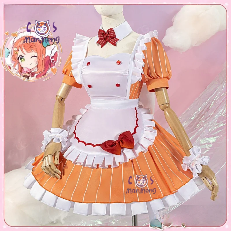 Вакана Шики Ухара Аюму Руби Куросава LoveLive!Саншайн! Костюм для косплеяAiScReam на Хэллоуин, милое платье горничной Лолиты для девочек
Вакана Шики Ухара Аюму Руби Куросава LoveLive!Саншайн! Костюм для косплеяAiScReam на Хэллоуин, милое платье горничной Лолиты для девочек
