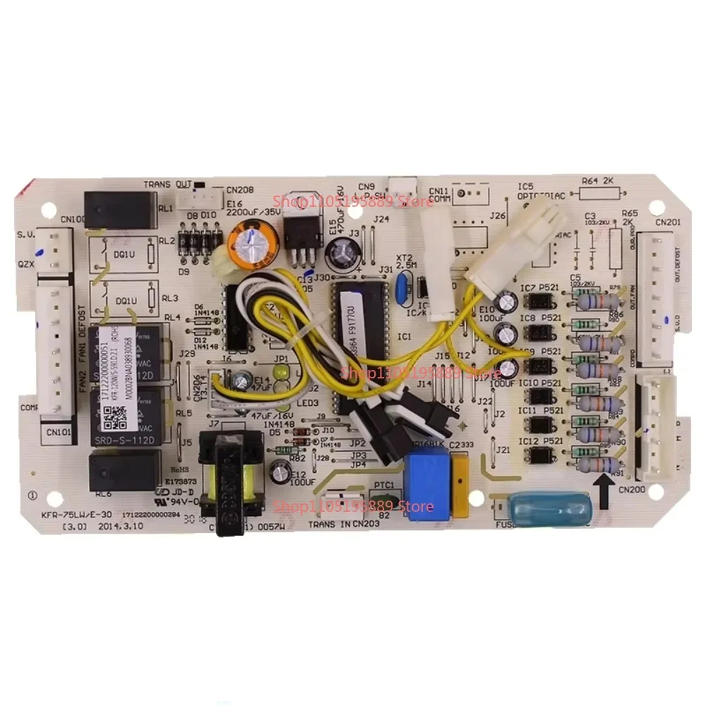Новинка для платы управления наружным блоком кондиционера Midea KFR-120W/S-590.D.2.1, печатная плата KFR-75LW/E-30, аксессуары
Новинка для платы управления наружным блоком кондиционера Midea KFR-120W/S-590.D.2.1, печатная плата KFR-75LW/E-30, аксессуары