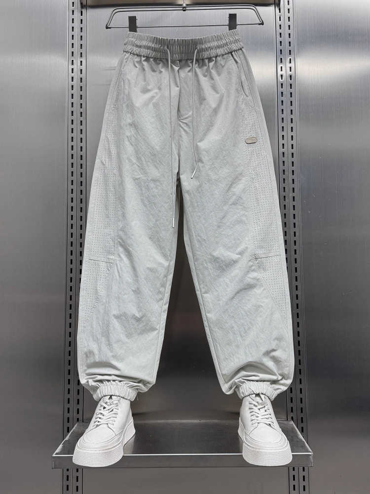 Qui Dry Casual Pants Men's Summer Thin Loose Sports Cuffed Trousers Breathable Cool Trendy Brand Lightweight Elastic Waist
Qui Dry Casual Pants Men's Summer Thin Loose Sports Cuffed Trousers Breathable Cool Trendy Brand Lightweight Elastic Waist